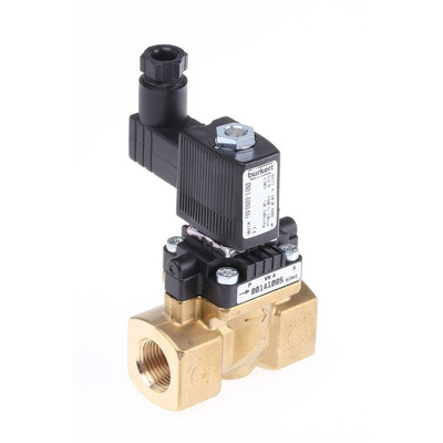 Burkert Solenoid Valve 140846, 2 port(s) , NC, 230 V ac, 3/8in