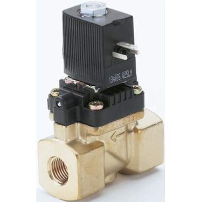 Burkert Solenoid Valve 140894, 2 port(s) , NC, 230 V ac, 3/4in