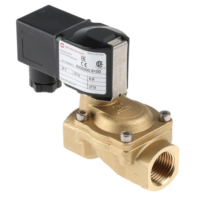 Buschjost Solenoid Valve 8240200.9101.02400, 2 port(s) , NC, 24 V dc, 1/2in