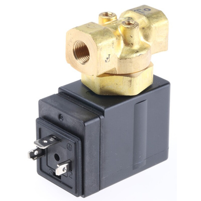 SMC Solenoid Valve VXE2120-01F-5DO1, 2 port(s) , NC, 24 V dc, 1/8in