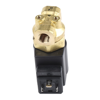 SMC Solenoid Valve VXE2330-02F-5DO1, 2 port(s) , NC, 24 V dc, 1/4in