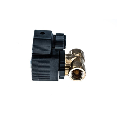 Burkert Solenoid Valve 221606, 2 port(s) , NC, 24 V dc, 1/2in