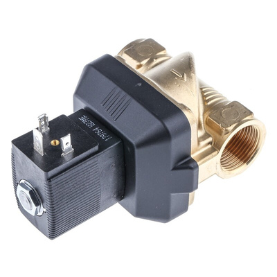 Burkert Solenoid Valve 221632, 2 port(s) , NC, 110 V ac, 3/4in