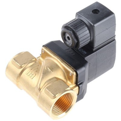 Burkert Solenoid Valve 221621, 2 port(s) , NC, 230 V ac, 3/4in