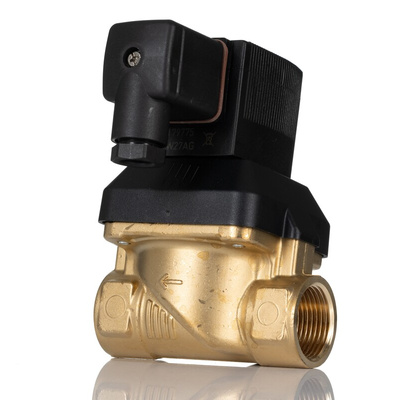 Burkert Solenoid Valve 221630, 2 port(s) , NC, 24 V dc, 3/4in