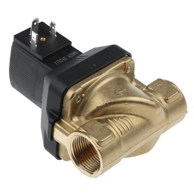 Burkert Solenoid Valve 221633, 2 port(s) , NC, 230 V ac, 3/4in