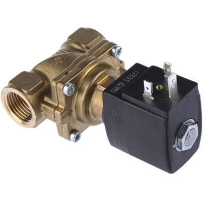 Burkert Solenoid Valve 221846, 2 port(s) , NC, 230 V ac, 1/2in