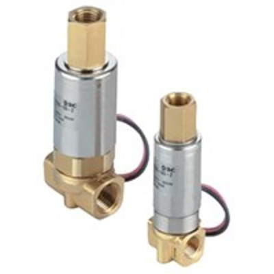 SMC Solenoid Valve VDW250-5G-2-01N-L-Q, 3 port(s) , NO/NC, 24 V dc, 1/8in