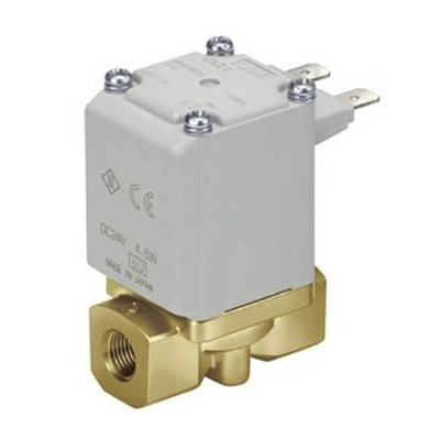 SMC Solenoid Valve VXD262NJA, 2 port(s) , NC, 110 V ac, 1in