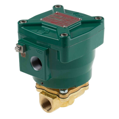 EMERSON – ASCO Solenoid Valve NFETE210C094/230AC, 2 port(s) , NC, 230 V ac, 1/2in