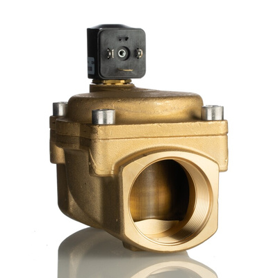 Norgren Solenoid Valve 8240600.9101.02400, 2 port(s) , NC, 24 V dc, 1-1/2in