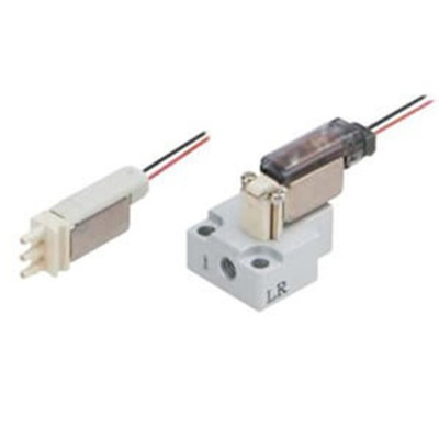 SMC Solenoid Valve S070B-5DC, 3 port(s) , NO, 24 V dc