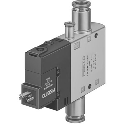 Festo Solenoid Valve CPE24-M2H-3OLS-QS-12, 3 port(s) , NO, 110 V ac, 12mm