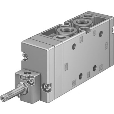 Festo Solenoid Valve MFH-5-3/8-L-S-B-EX, 5 port(s) , 24 V dc, 3/8in