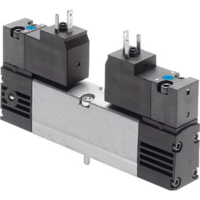 Festo Solenoid Valve VSVA-B-P53C-H-A2-2AC1, 5 port(s) , Normally Closed, 110 V ac, 18mm