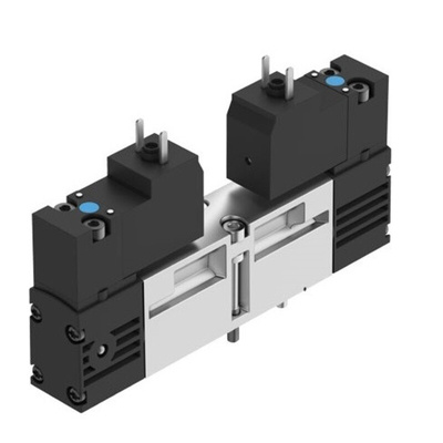 Festo Solenoid Valve VSVA-B-P53E-H-A2-5C1, 5 port(s) , 12 V dc, 18mm