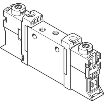 Solenoid Valve, 5 port(s) , Normally Closed, 24 V dc, 3mm