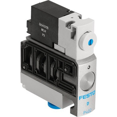 Festo Solenoid Valve CPVSC1-M1H-N-P-M5O, 1 port(s) , NO, 22 V dc, 3/2in