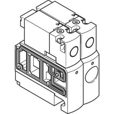 Festo Solenoid Valve CPVSC1-M4H-J-H-Q4, 2 port(s) , 5 V dc, 5/2in