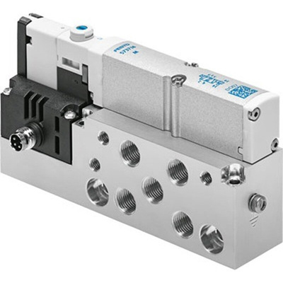 Festo Solenoid Valve VMPA14-M1H-M-S-G1/8-PI, 1 port(s) , 24 V dc, 5/2in