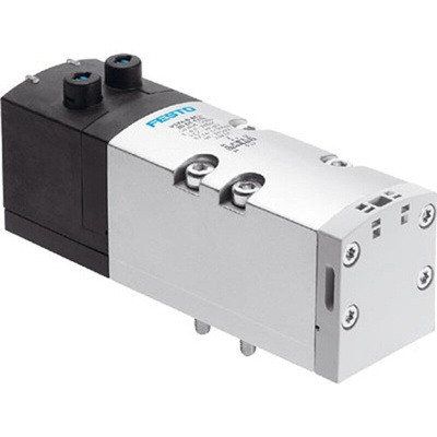 Festo Solenoid Valve VSVA-B-T22C-AZD-D1-1T1L, 2 port(s) , NC, 24 V dc, 2/2in