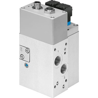 Festo Pneumatic Control Valve VPCB-6-L-8-G38-10-F-D3-T22, 4 port(s) , Universal, 26.4 V dc, 6mm