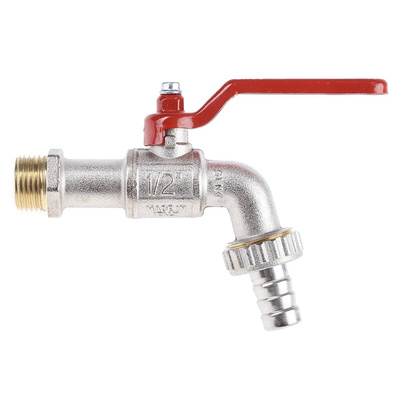 RS PRO Chrome Plated Brass Lever Bib Tap, 1/2in