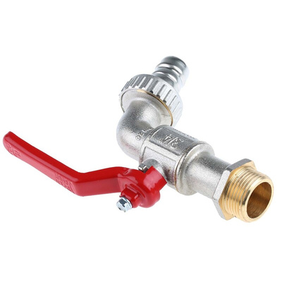 RS PRO Chrome Plated Brass Lever Bib Tap, 3/4in