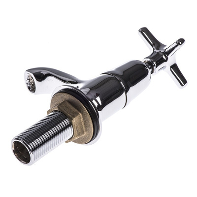 Pegler Yorkshire Chrome Plated Brass Twist Handle Cold Basin Tap, 1/2in