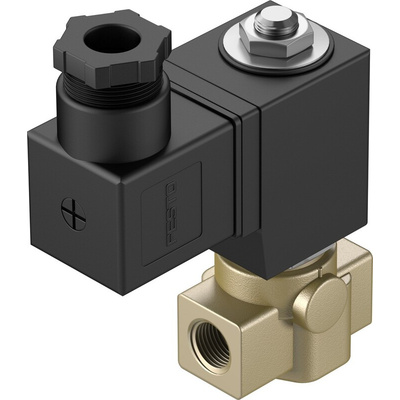 Festo Solenoid Valve VZWD-L-M22C-M-G18-40-V-1P4-8 , 2 port(s) , NC, 24 V dc, 1/8in