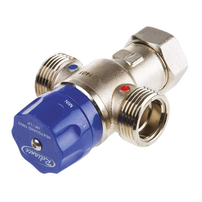 Reliance Bronze Thermostatic Washroom Valve, 15mm Compression