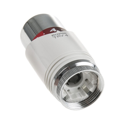 Drayton Chrome Plated Brass 1/2 in BSP to 1/2 in BSP Thermostatic Radiator Valve
