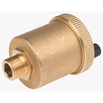 RS PRO Brass 3/8 in BSP Female to 3/8 in BSP Female Automatic Air Vent