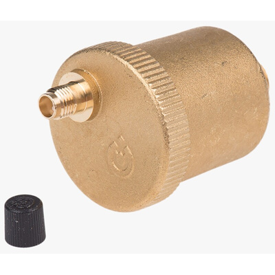 RS PRO Brass 3/8 in BSP Female to 3/8 in BSP Female Automatic Air Vent