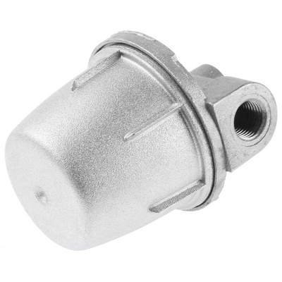 RS PRO 1 bar Aluminium Heating Oil Filter, 1/4 in BSPP, 61 x 61 x 75mm