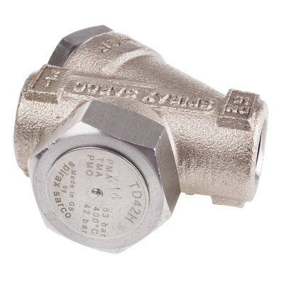 Spirax Sarco 42 bar Stainless Steel Thermodynamic Steam Trap, 1/2 in NPT Female