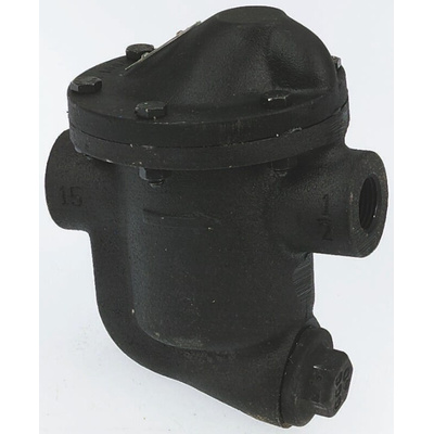 Spirax Sarco 8.5 bar Iron Inverted Bucket Steam Trap, 1/2 in BSP Female