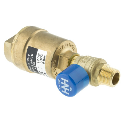 Spirax Sarco Copper Alloy Automatic Air Vent 1/2 in BSP, 1/4 in BSP