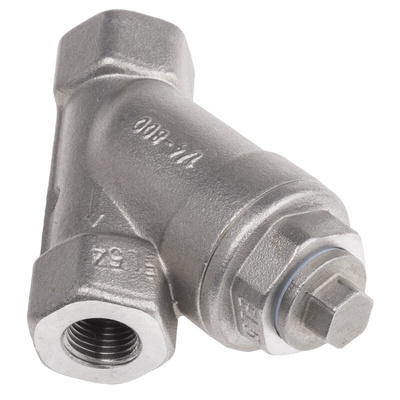 RS PRO, 1/4 in BSP Stainless Steel Y Strainer