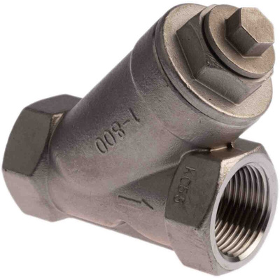 RS PRO, 1 in BSP Stainless Steel Y Strainer