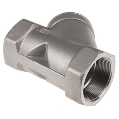RS PRO, 1-1/4 in BSP Stainless Steel Y Strainer