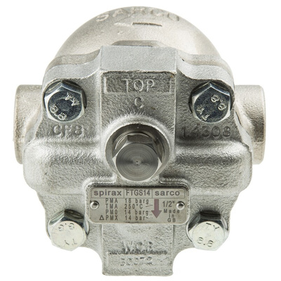 Spirax Sarco 14.6 bar Stainless Steel Ball Float Steam Trap, 1/2 in BSP