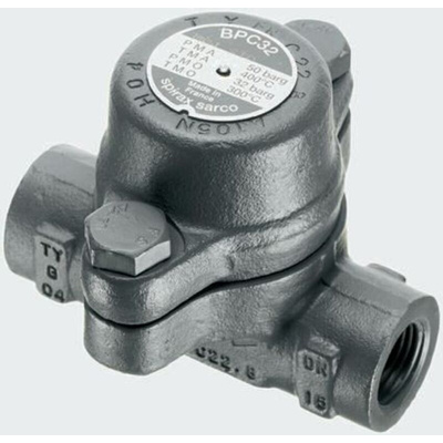 Spirax Sarco 32 bar Steel Thermostatic Steam Trap, 3/4 in BSP Female