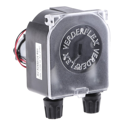 Verderflex Peristaltic Electric Operated Positive Displacement Pump, 0.24L/min, 1 bar, 12 V dc