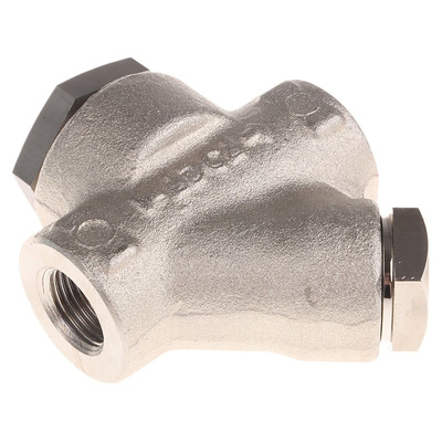 RS PRO 42 bar Carbon Steel Thermodynamic Steam Trap, 1/2 in BSP Female