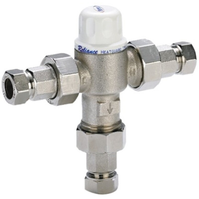 Reliance Cast Gun Metal Thermostatic Mixing Valve, 22mm BSP