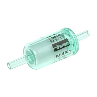 Parker, 1/4 in Nylon Disposable Inline Filter