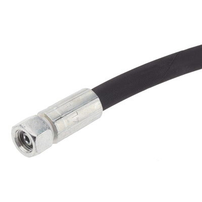 RS PRO 1162mm Synthetic Rubber Hydraulic Hose Assembly, 400bar Max Pressure