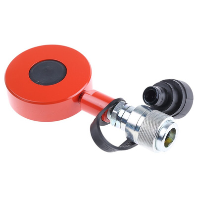 Hi-Force Single, Portable Low Height Hydraulic Cylinder, HVL10, 10t, 6mm stroke