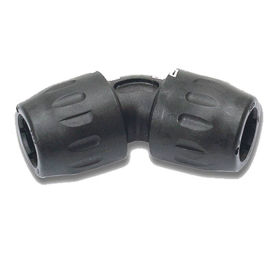Transair 16 Bar Glass Fibre Reinforced PA Elbow Connector, 67mm outside diameter